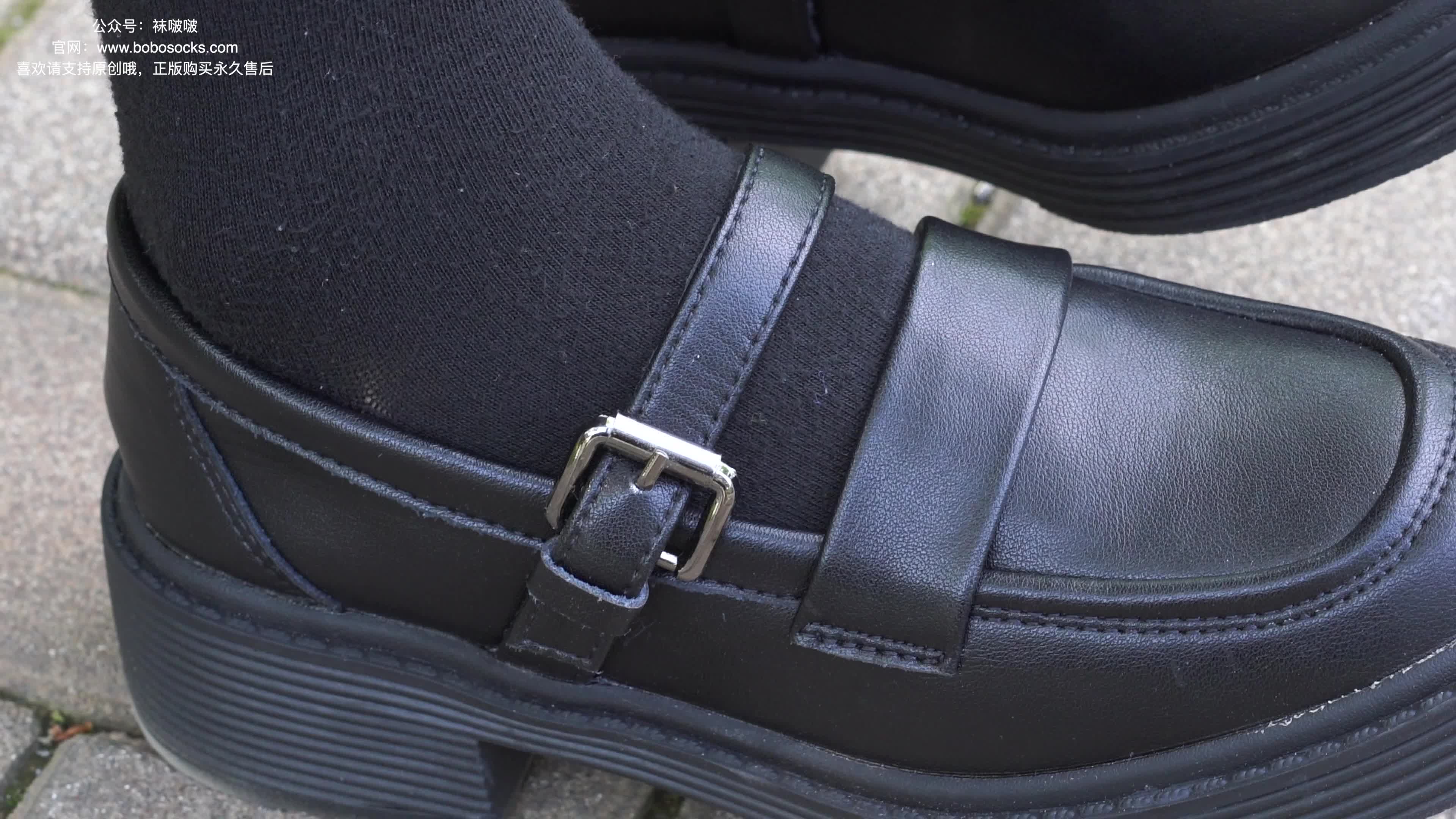 图片[2]-BoBoSocks袜啵啵_NO.007_稚予_JK制服_皮鞋_黑色中筒棉袜_肉丝_143P_1V_3.48GB-丽丝屋