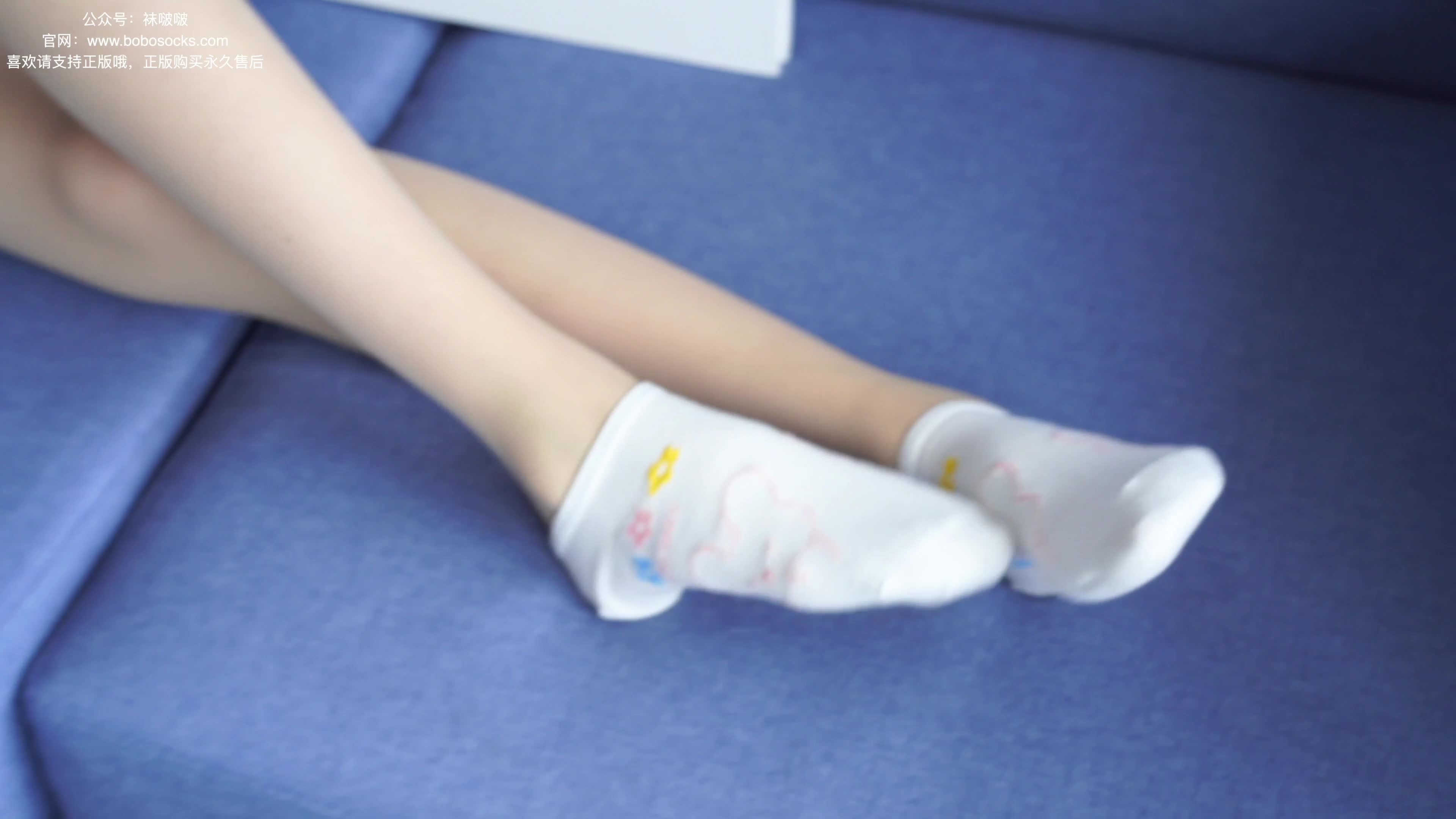 图片[4]-BoBoSocks袜啵啵_NO.015_稚予_阿迪板鞋_白色短棉袜_肉丝_135P_1V_3.05GB-丽丝屋