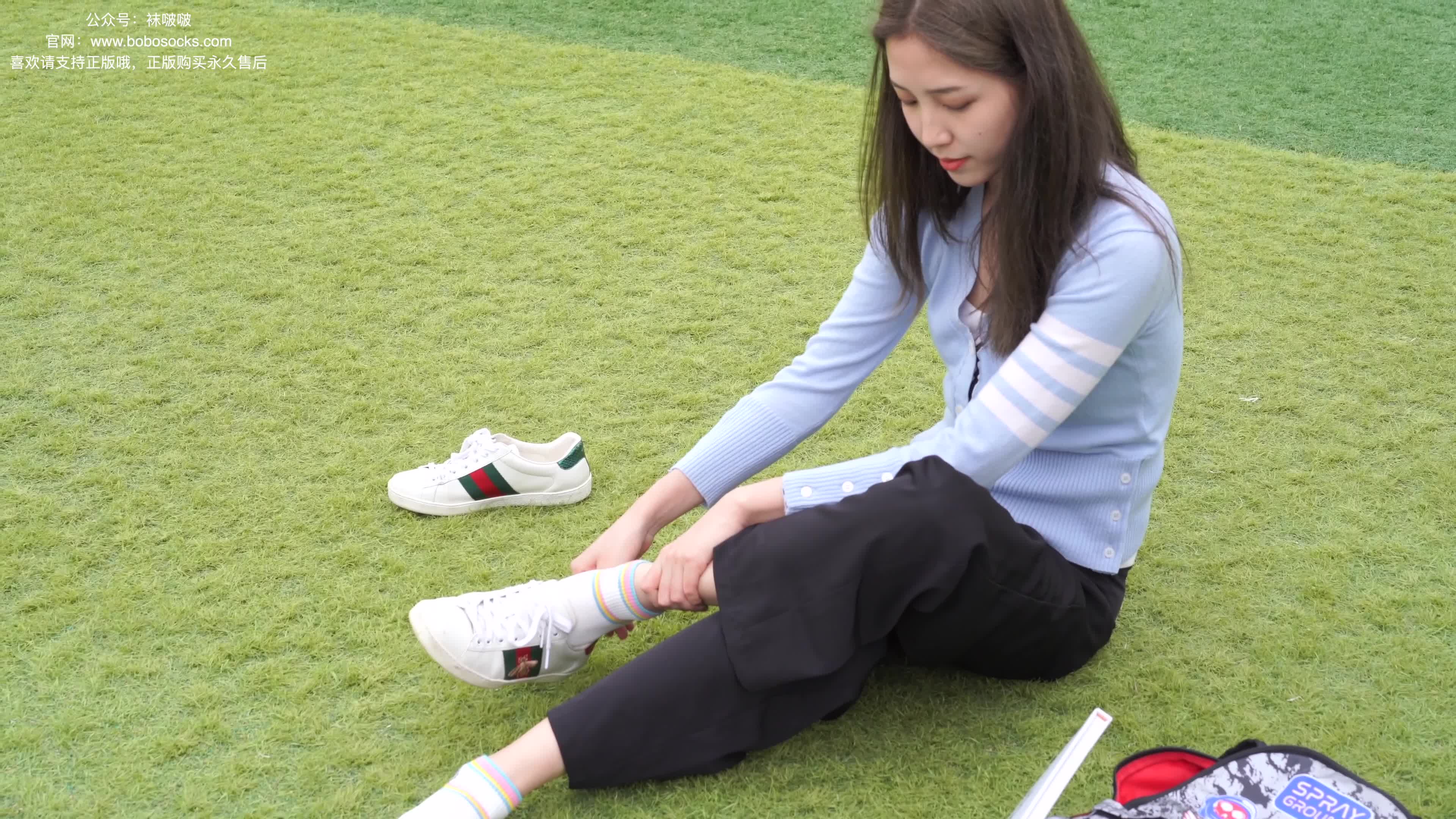 BoBoSocks袜啵啵_NO.021_泡芙_板鞋_白棉袜_裸足_131P_1V_3.12GB-丽丝屋