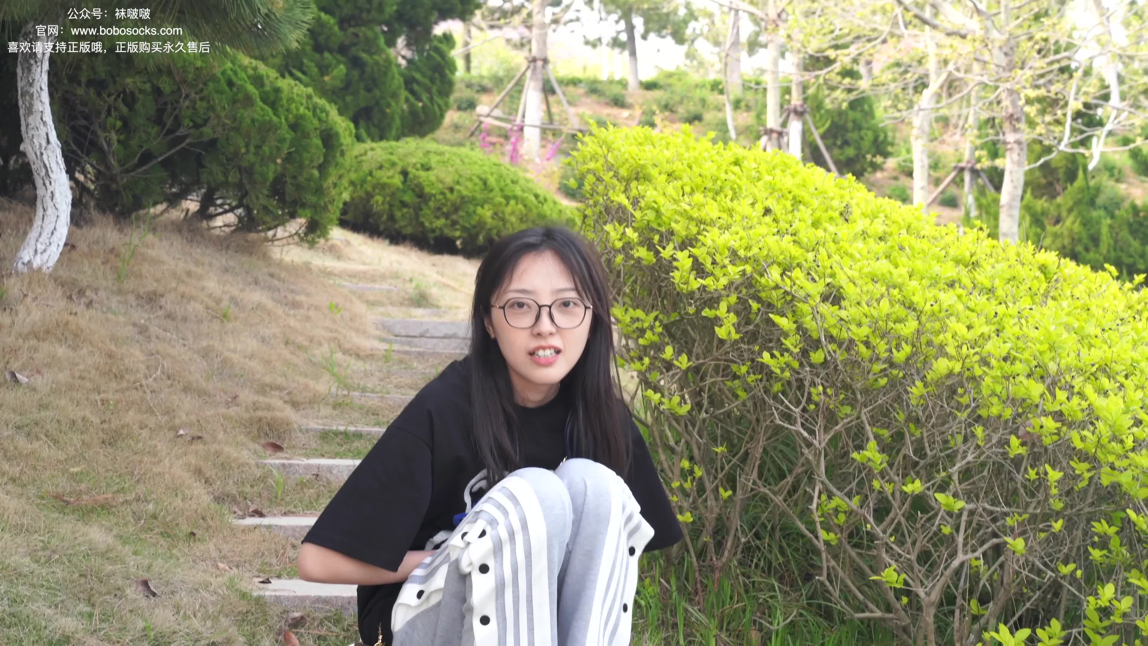 BoBoSocks袜啵啵_NO.023_稚予_AJ_白色短棉袜_裸足_119P_1V_3.22GB-丽丝屋