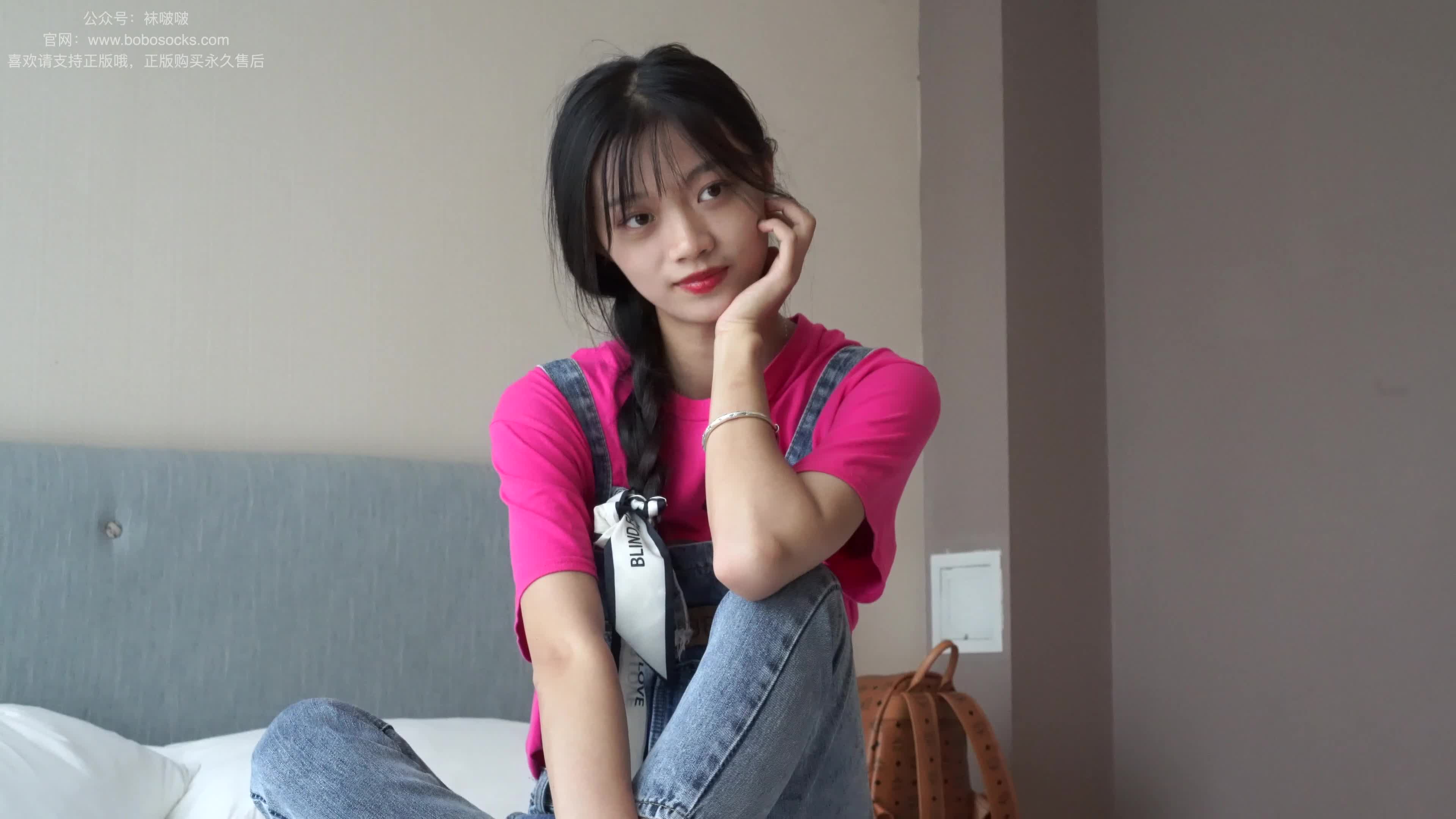 图片[2]-BoBoSocks袜啵啵_NO.024_涵涵_板鞋_白棉袜_裸足_134P_1V_3.93GB-丽丝屋