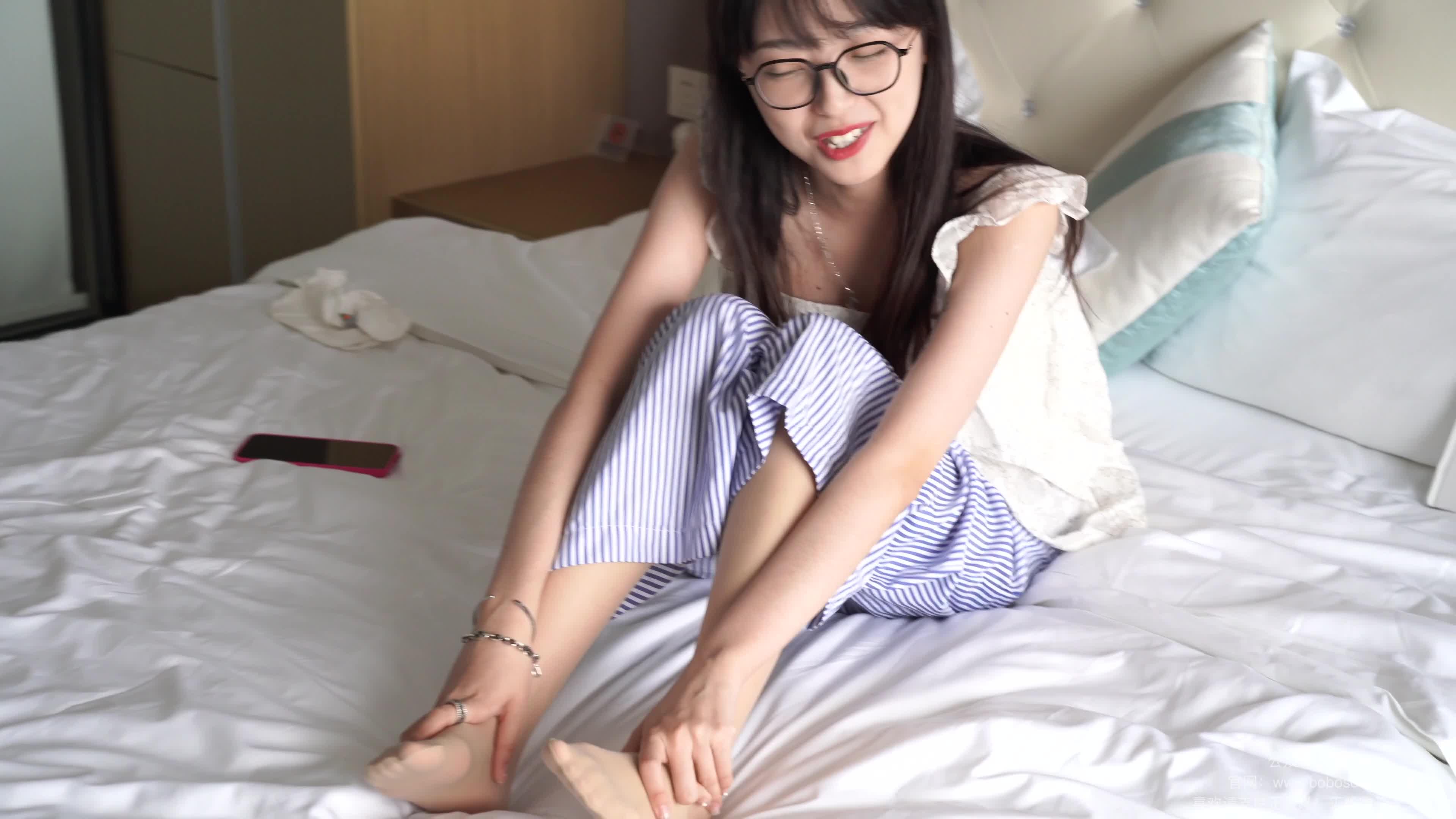 图片[5]-BoBoSocks袜啵啵_NO.027_稚予_vans_白色棉袜_肉丝_136P_1V_3.35GB-丽丝屋