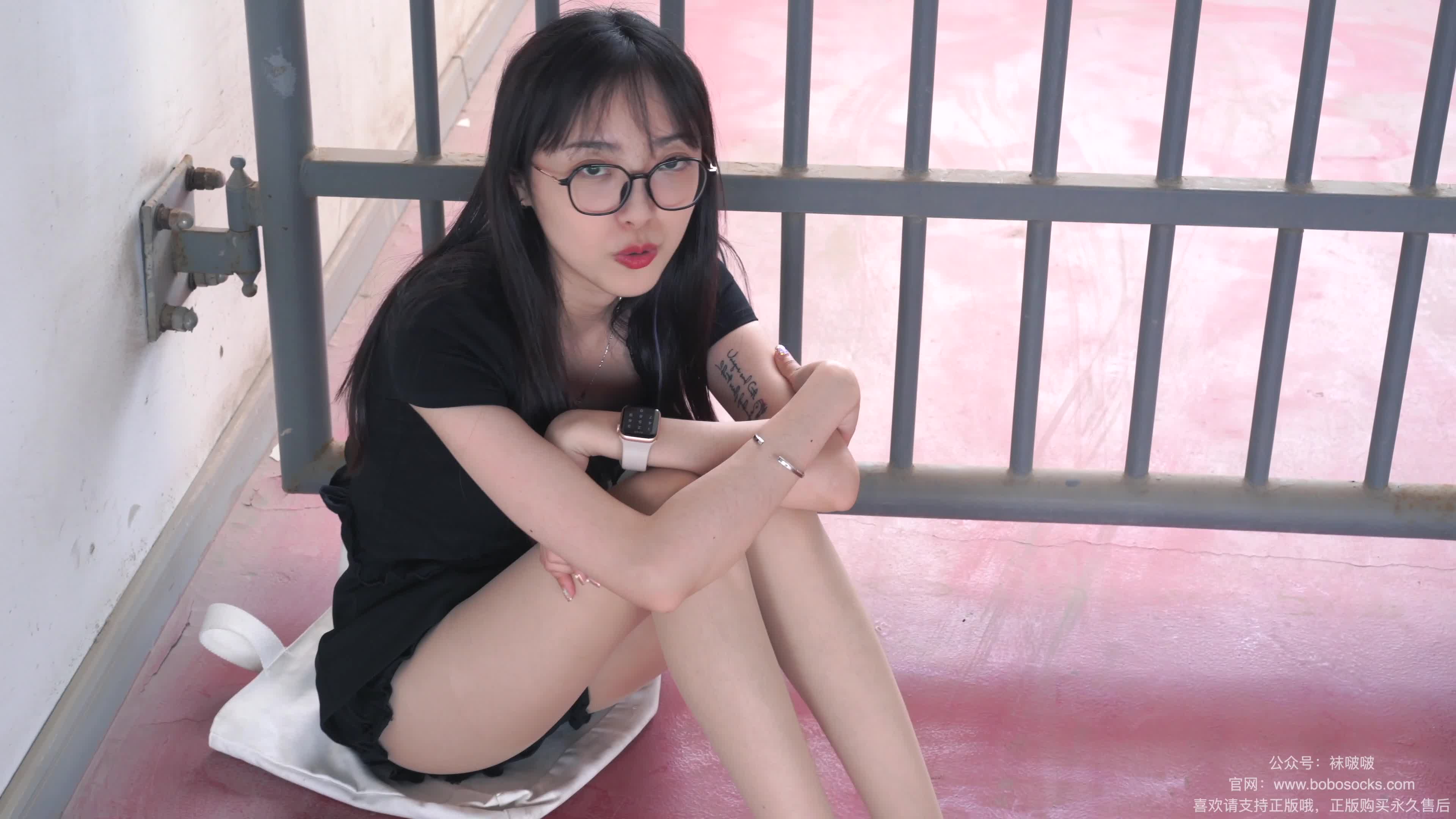 图片[5]-BoBoSocks袜啵啵_NO.030_稚予_皮鞋_短白棉袜_肉丝_141P_1V_3.02GB-丽丝屋