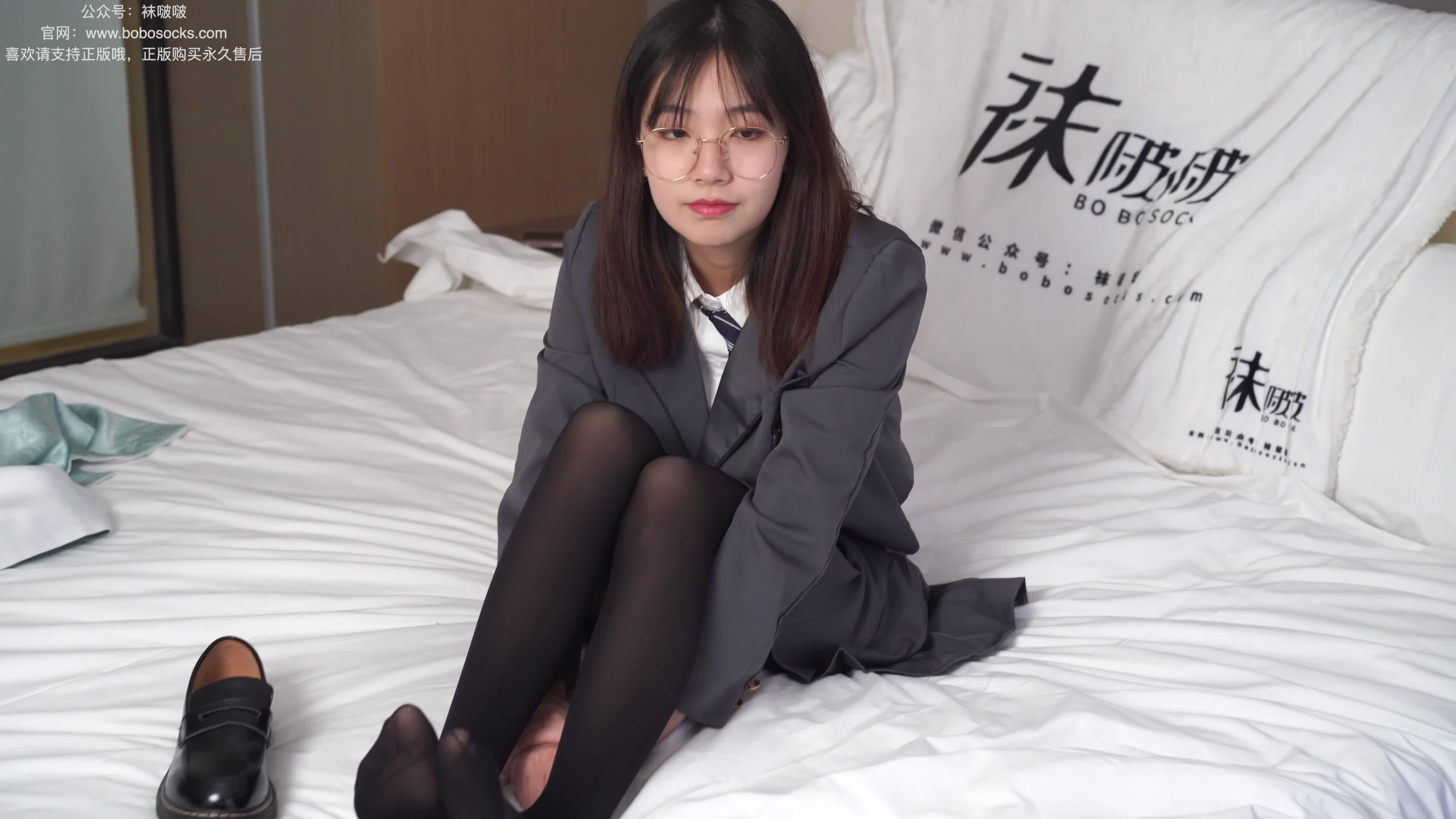 图片[3]-BoBoSocks袜啵啵_NO.060_小甜豆_JK制服_皮鞋_厚黑丝_131P_1V_6.66GB-丽丝屋