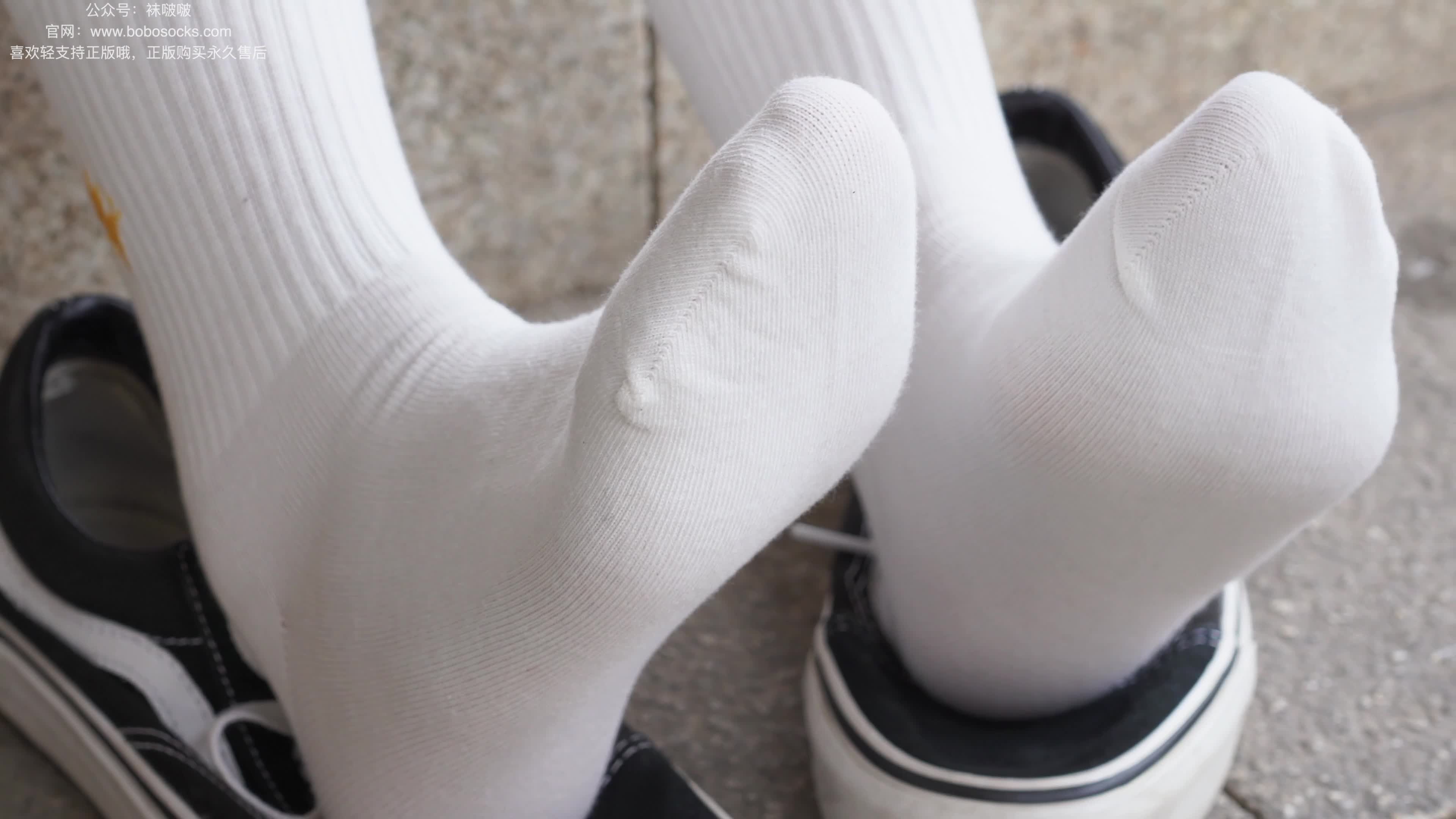 图片[2]-BoBoSocks袜啵啵_NO.069_小甜豆_vans板鞋_白棉袜_肉丝_135P_1V_7.78GB-丽丝屋