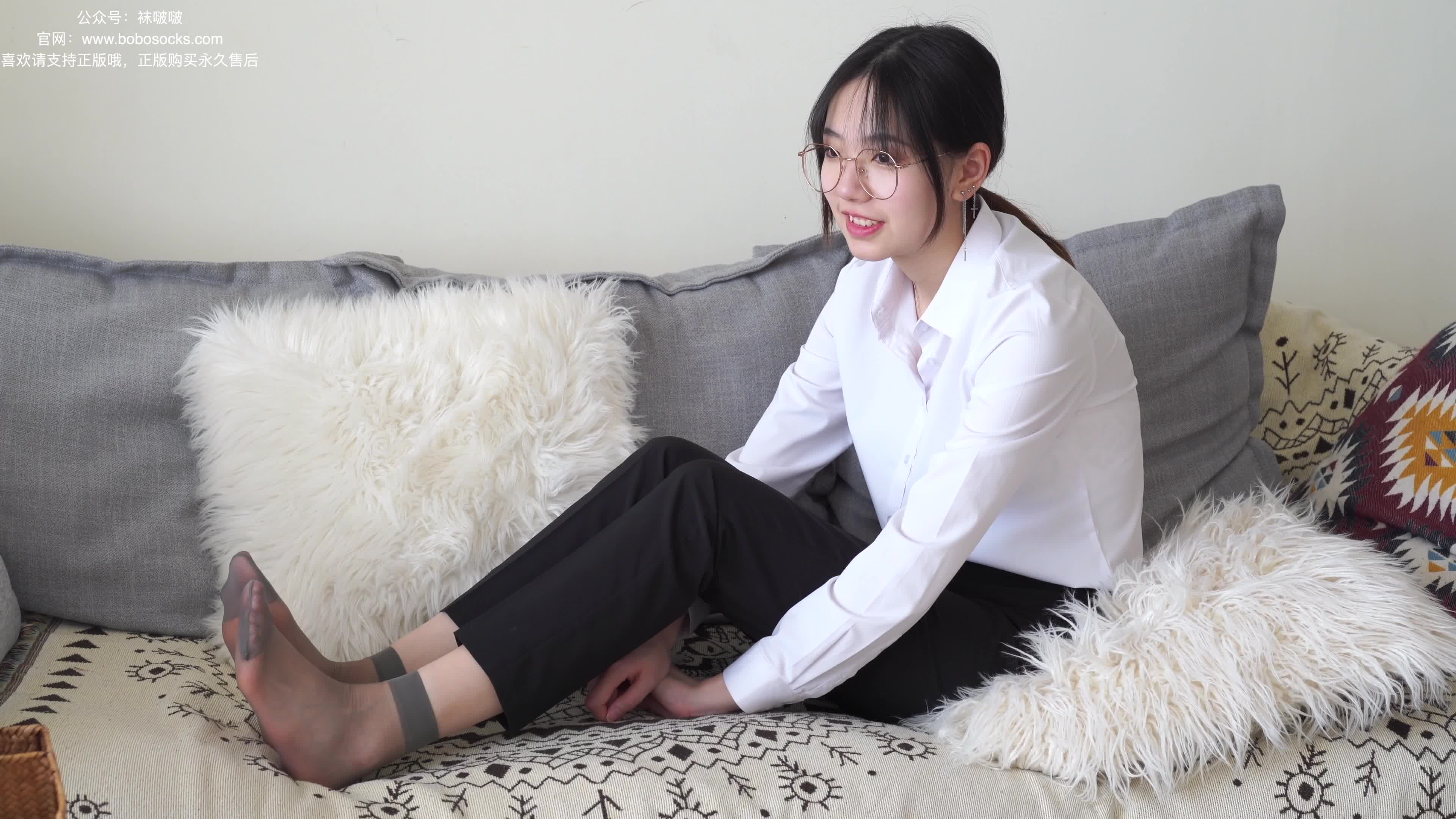 图片[3]-BoBoSocks袜啵啵_NO.085_小甜豆_平底鞋_短灰丝_短肉丝_140P_1V_6.65GB-丽丝屋