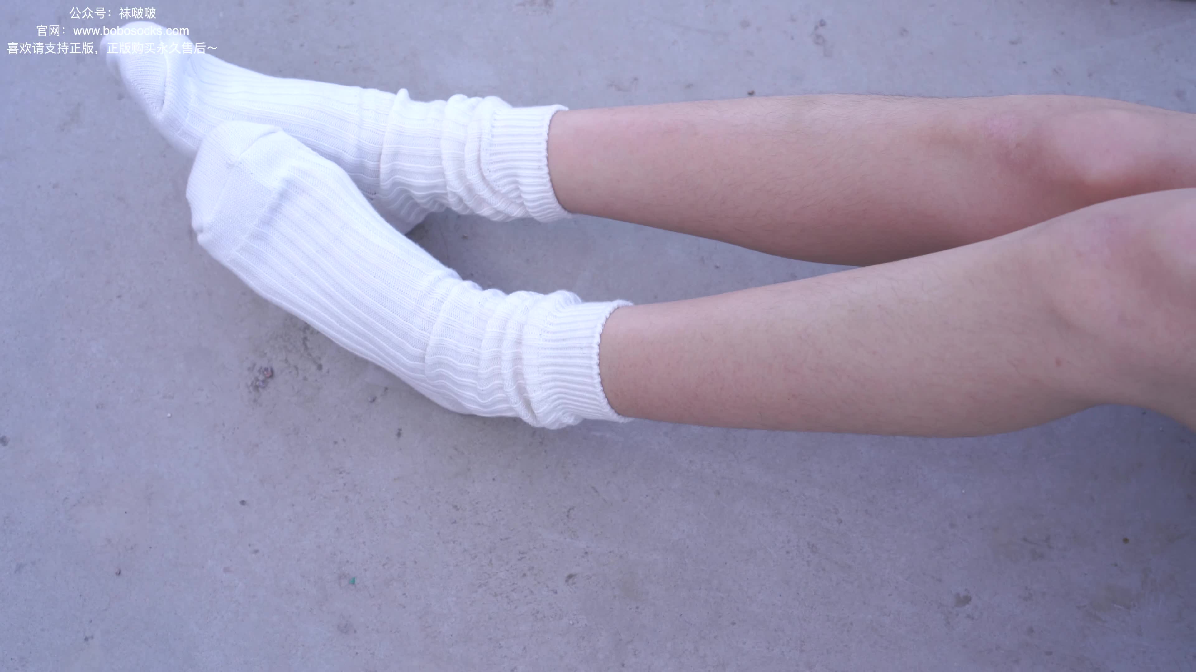 图片[3]-BoBoSocks袜啵啵_NO.103_稚予_AJ篮球鞋_白棉袜_裸足_134P_1V_2.51GB-丽丝屋