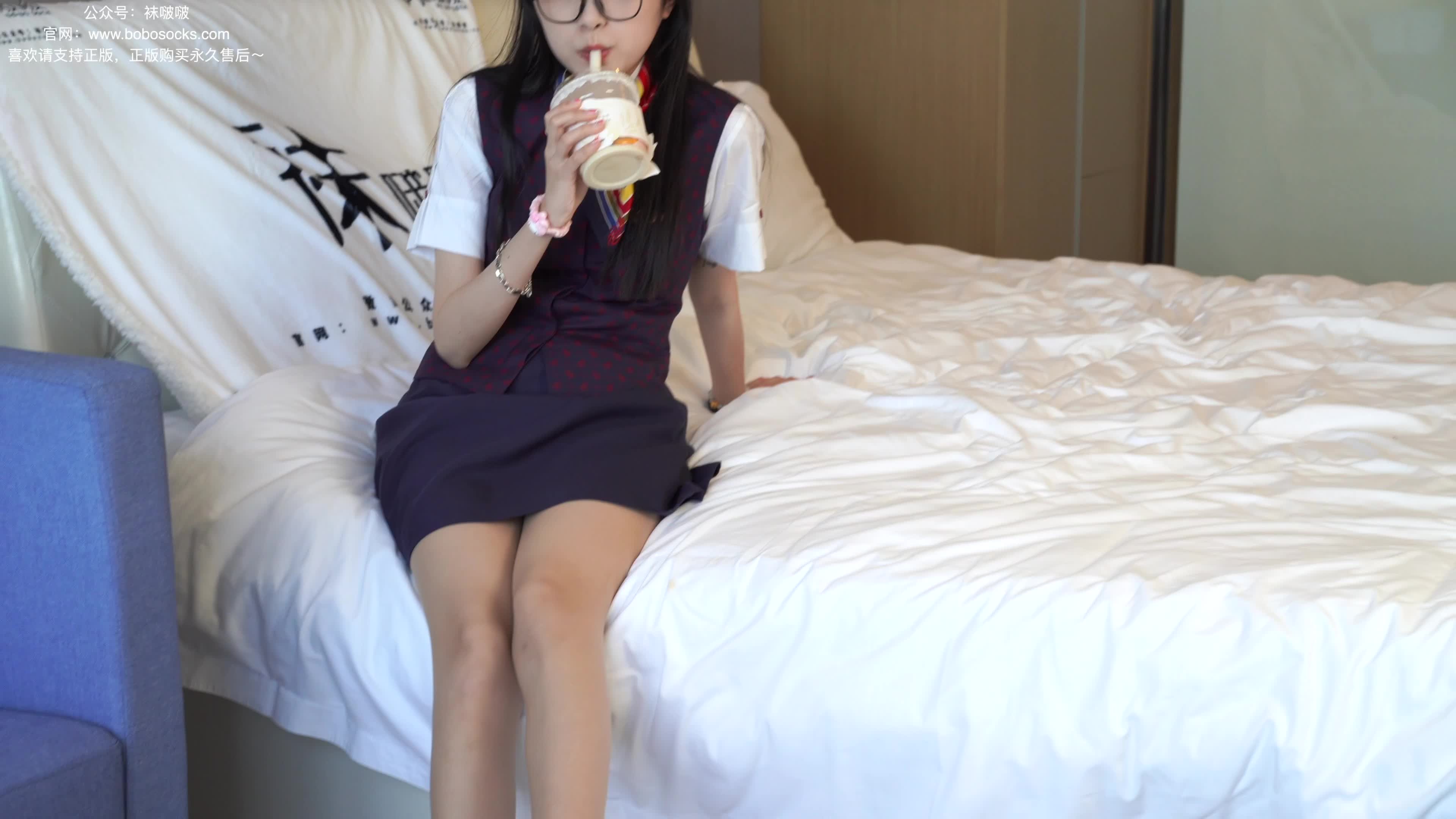 图片[2]-BoBoSocks袜啵啵_NO.115_稚予_平底鞋_肉丝_空姐制服_136P_1V_5.39GB-丽丝屋