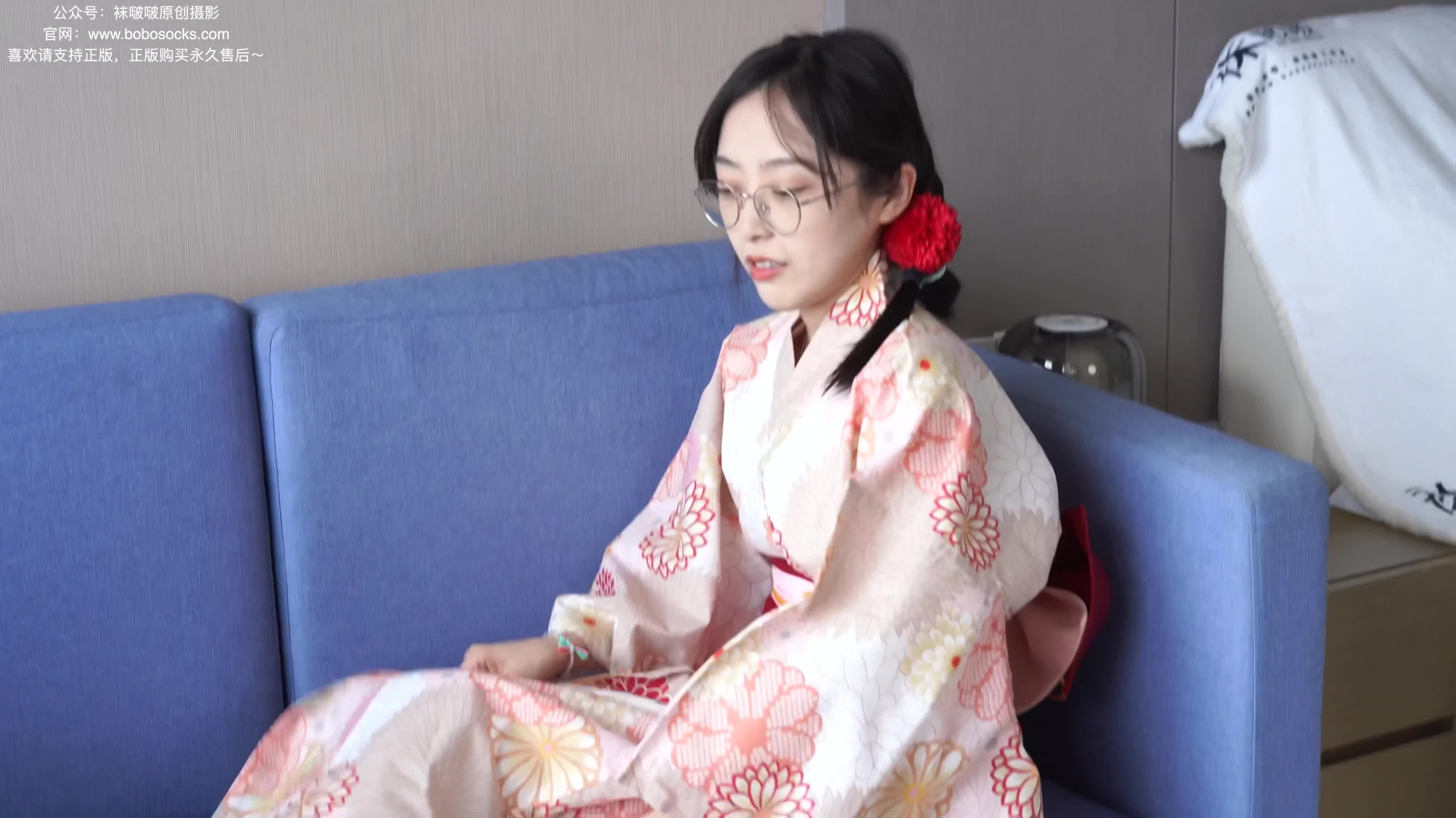 BoBoSocks袜啵啵_NO.137_稚予_木屐_分指白棉袜_裸足_和风浴衣_170P1V_6.04G-丽丝屋