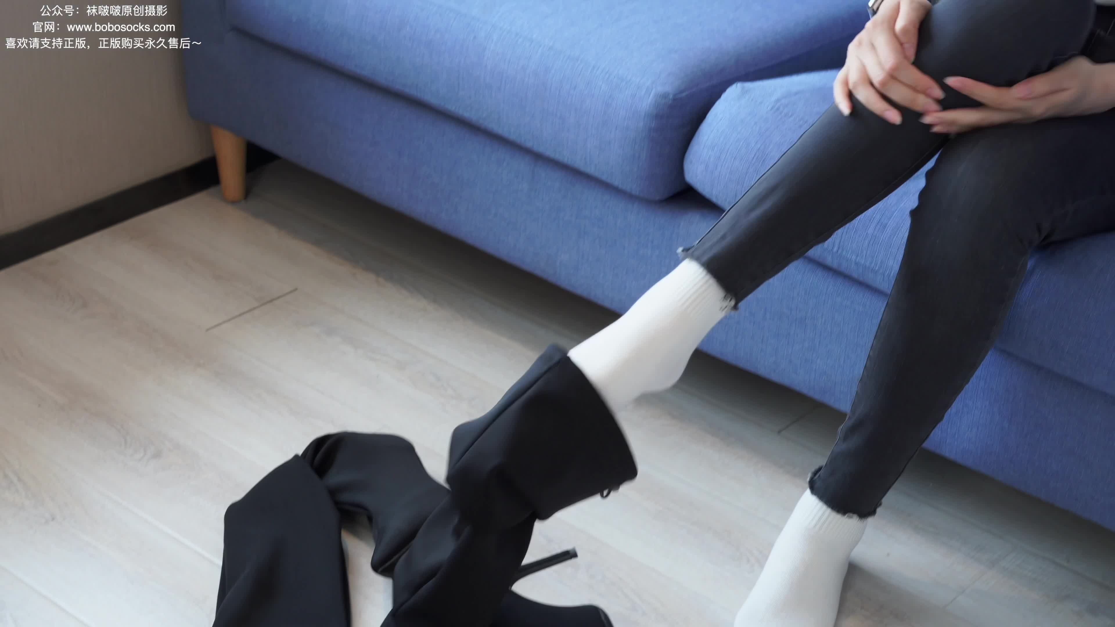 图片[2]-BoBoSocks袜啵啵_NO.158_小甜豆_高跟长靴_白棉袜_裸足_136P1V_5.71G-丽丝屋