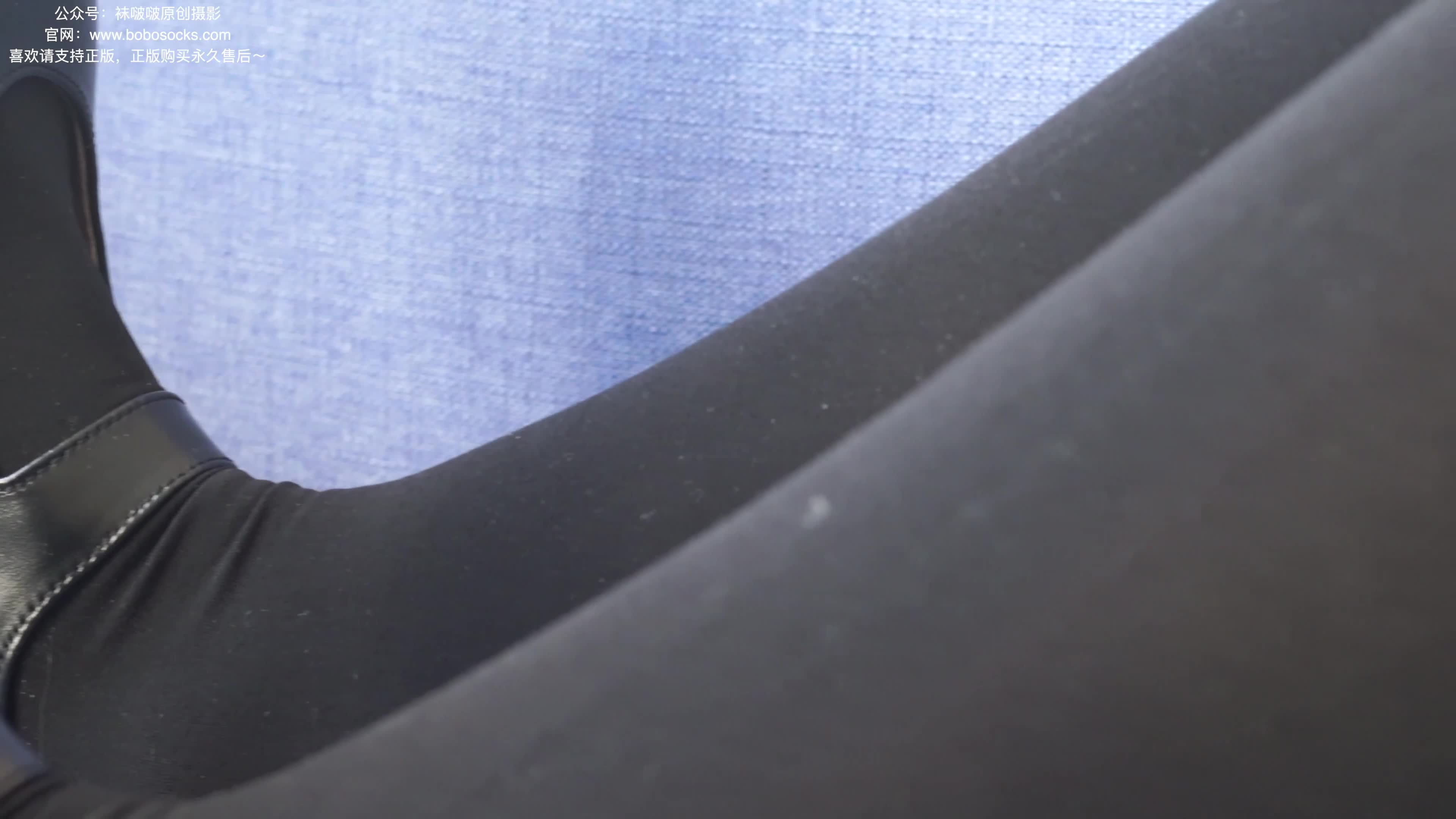 BoBoSocks袜啵啵_NO.169_小甜豆_黑皮鞋_厚黑丝_厚肉丝_145P1V_6.16G-丽丝屋