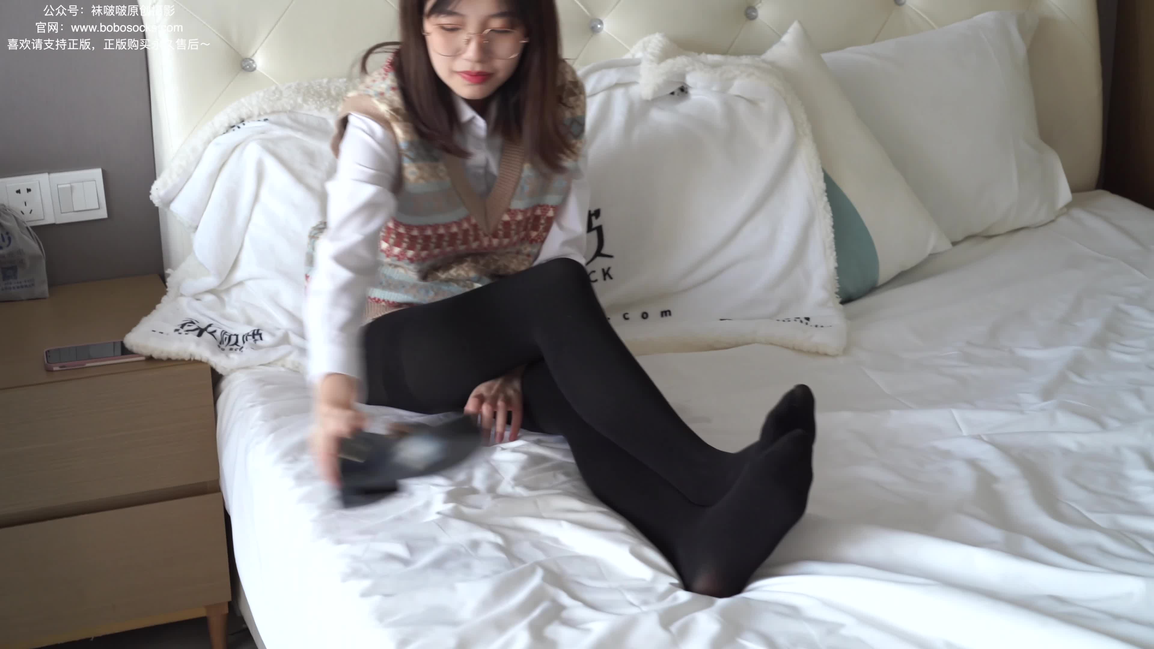 图片[2]-BoBoSocks袜啵啵_NO.169_小甜豆_黑皮鞋_厚黑丝_厚肉丝_145P1V_6.16G-丽丝屋