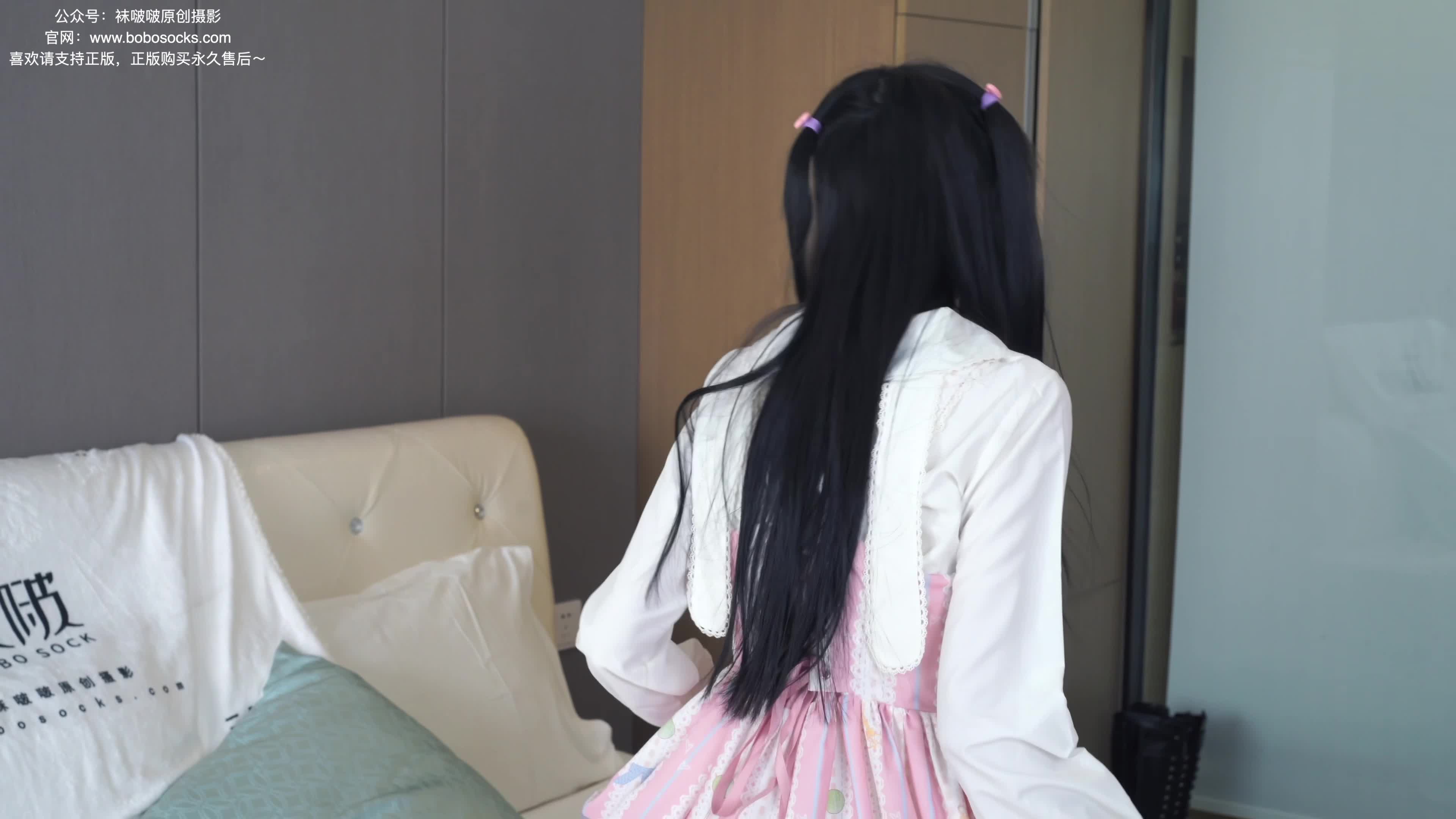 图片[3]-BoBoSocks袜啵啵_NO.187_稚予_Lolita裙_白皮鞋_肉丝_脚尖透明款_140P_1V_5.64G-丽丝屋