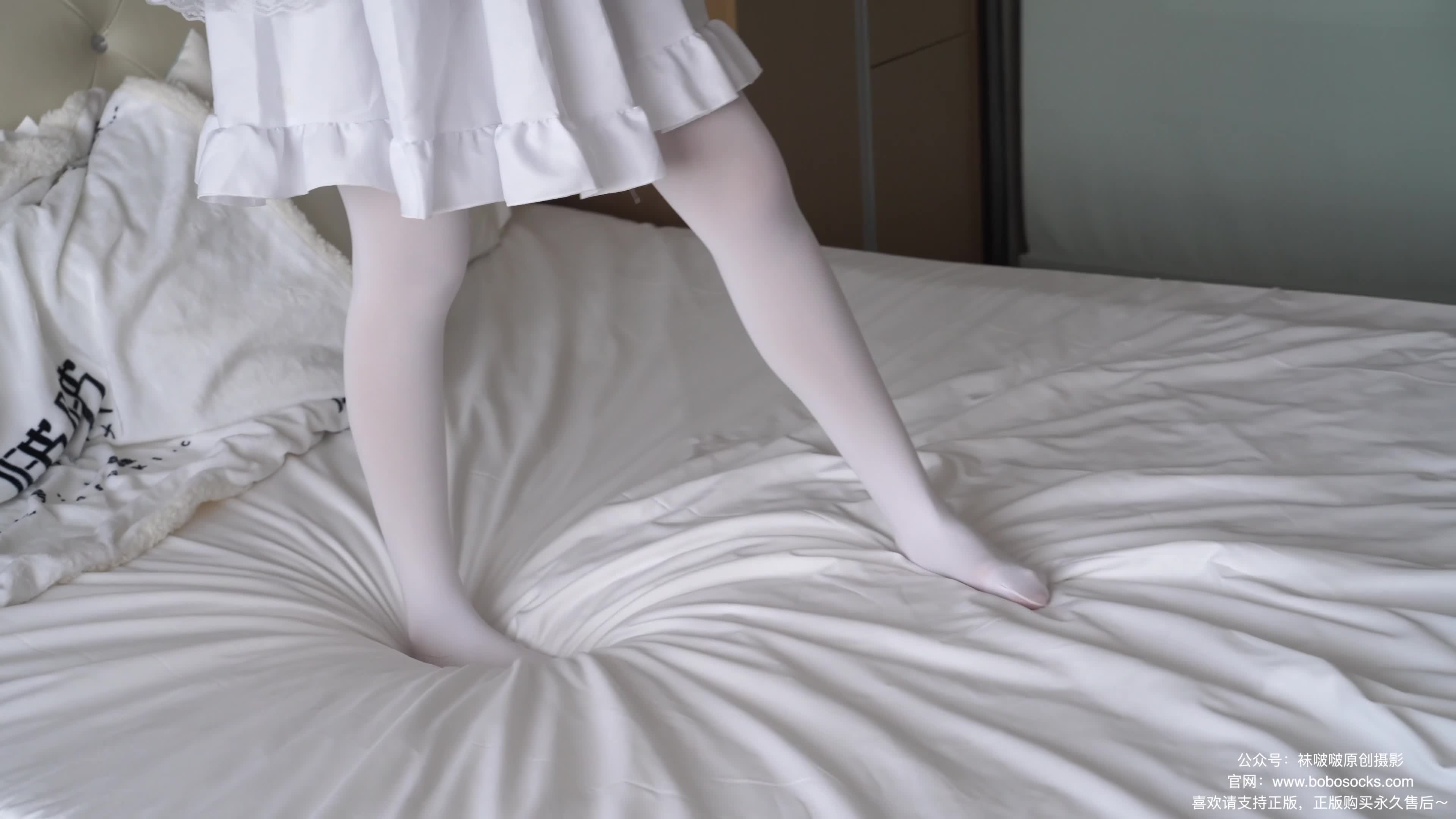 图片[5]-BoBoSocks袜啵啵_NO.195_小甜豆_黑皮鞋_厚白丝_女仆装_135P_1V_5.56G-丽丝屋