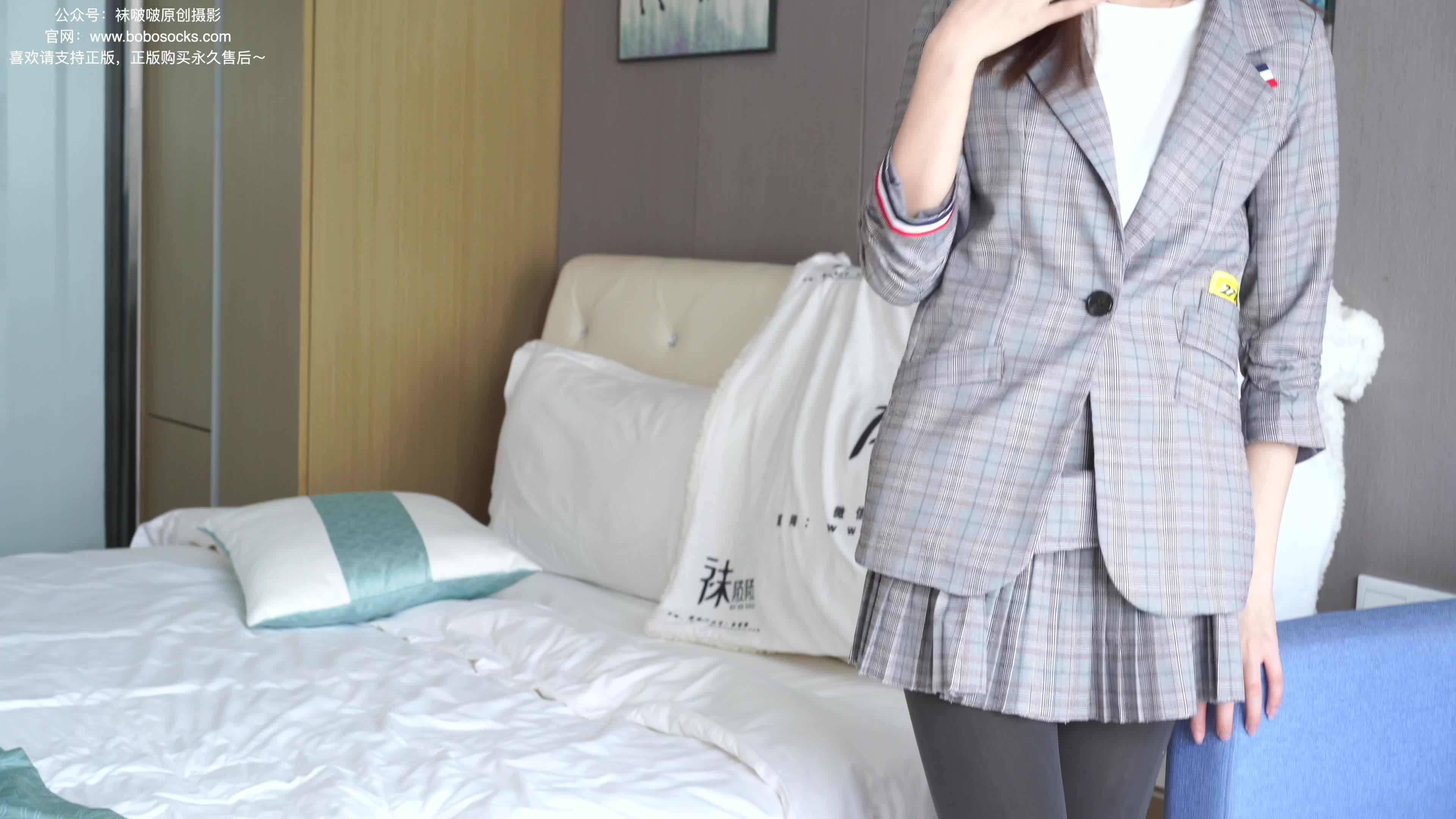 BoBoSocks袜啵啵_NO.210_小甜豆_皮鞋_厚灰丝_ol装_140P_1V_5.63GB-丽丝屋