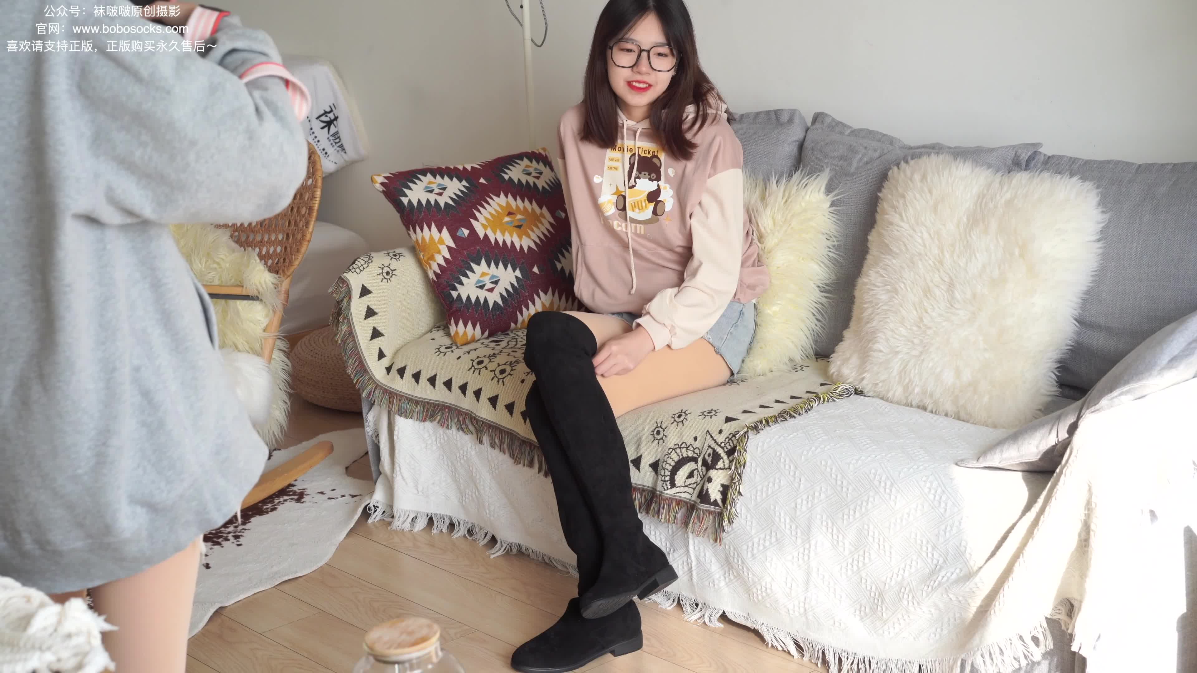 BoBoSocks袜啵啵_NO.218_小甜豆_长靴_厚肉丝_花絮版_140P_1V_4.98G-丽丝屋