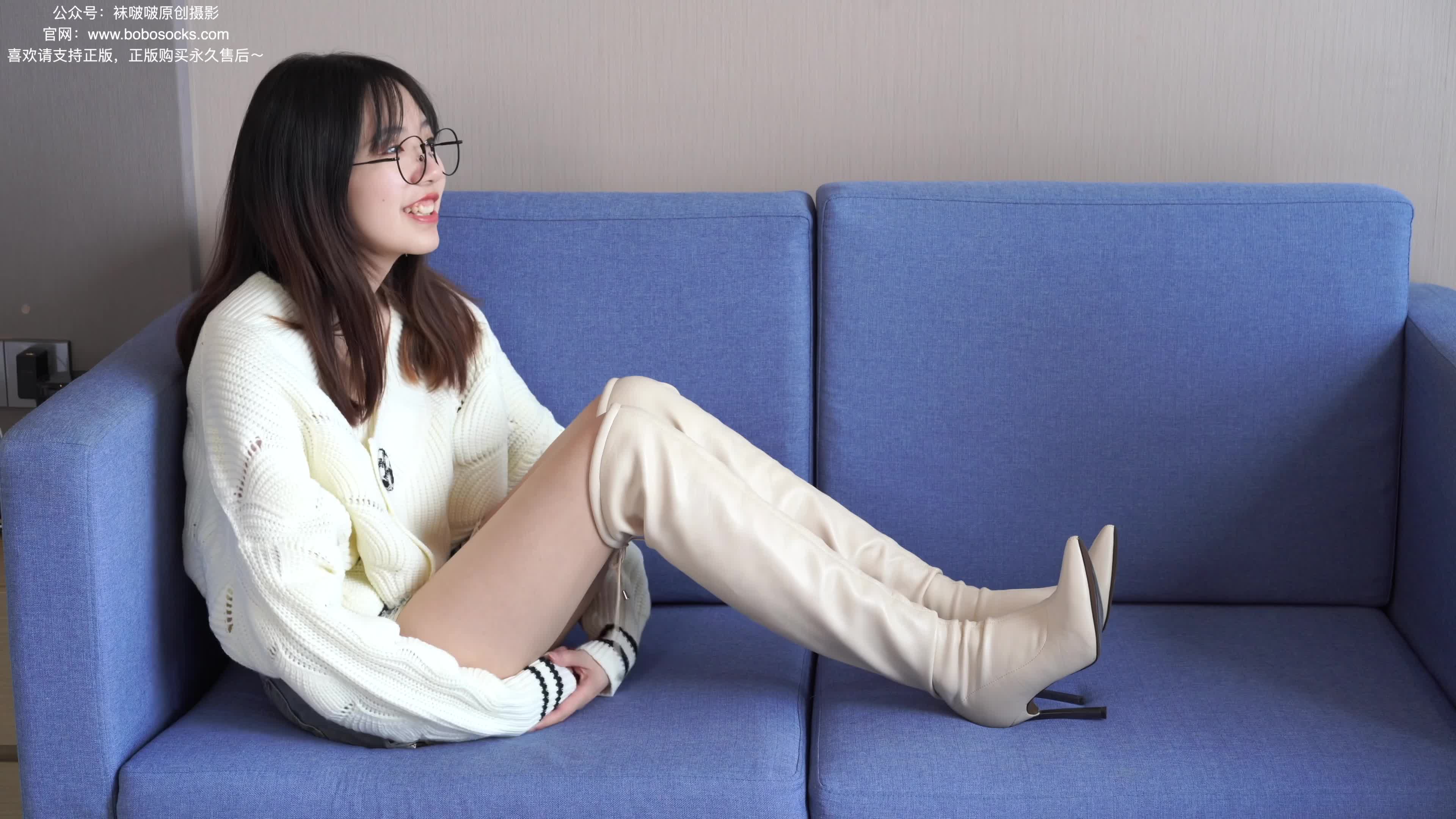 BoBoSocks袜啵啵_NO.222_小甜豆_长靴_白棉袜_裸足_180P_1V_6.79GB-丽丝屋