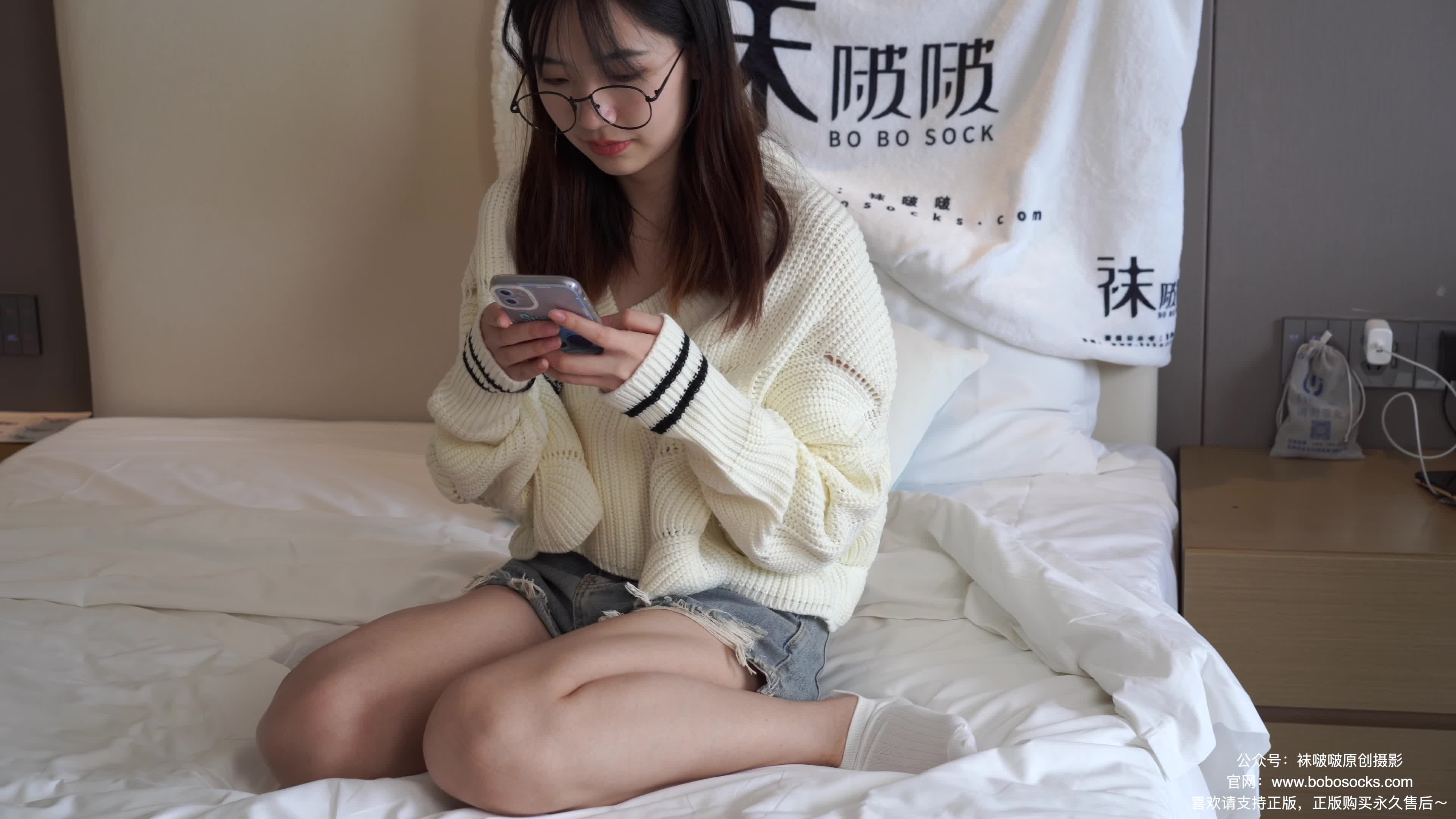 图片[5]-BoBoSocks袜啵啵_NO.222_小甜豆_长靴_白棉袜_裸足_180P_1V_6.79GB-丽丝屋