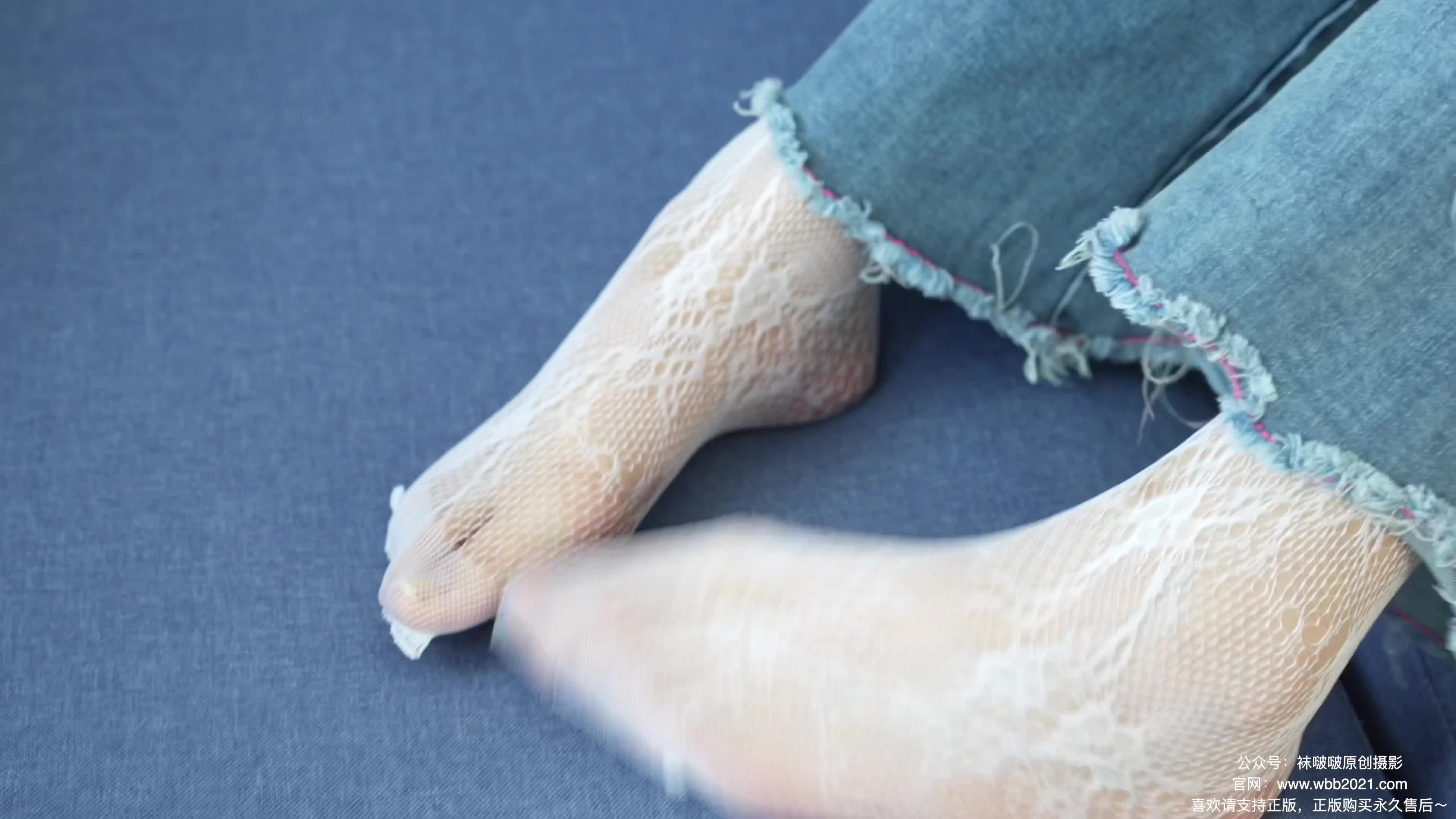 图片[5]-BoBoSocks袜啵啵_NO.231_小甜豆_板鞋_白色蕾丝袜_可拆卸牛仔裤_裤里丝_154P_1V_6.94GB-丽丝屋