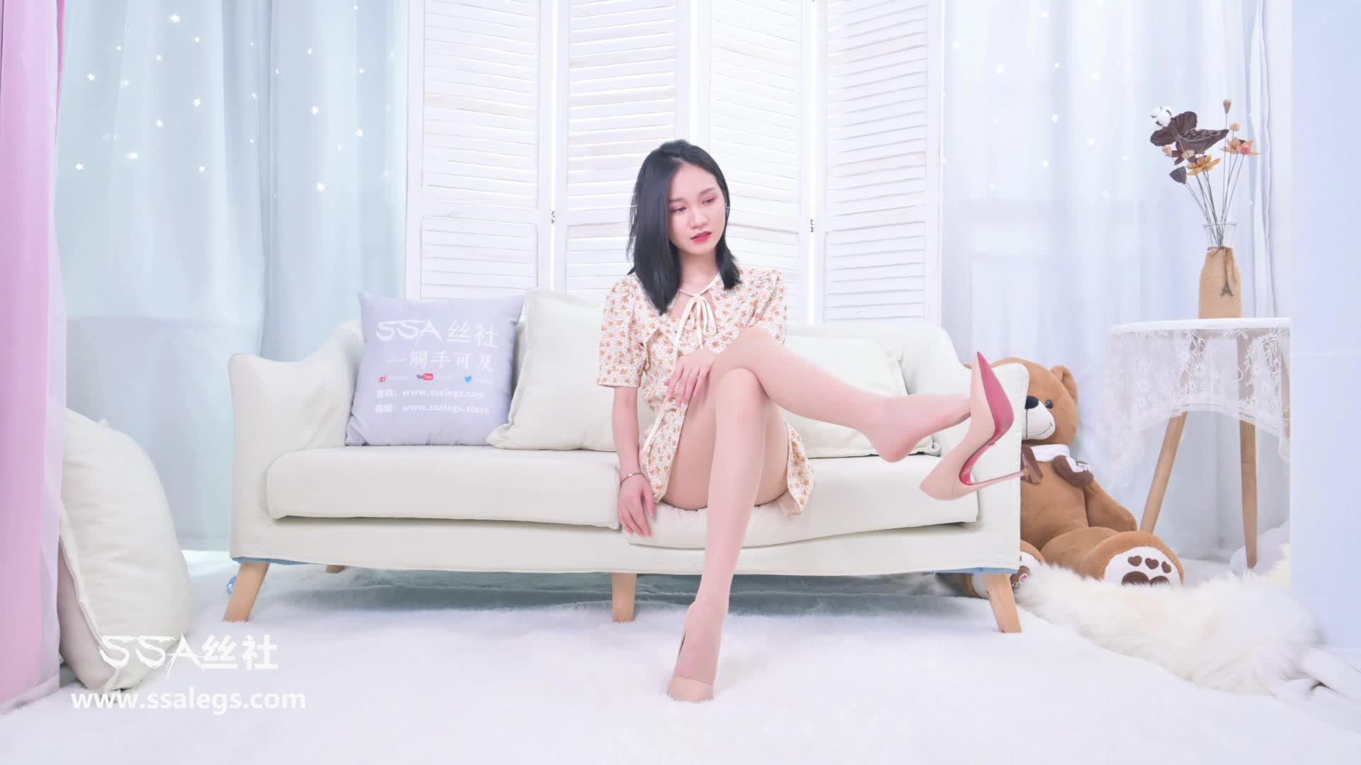 图片[3]-SSA丝社_短片_NO.030_晶晶_肤色丝袜_1V_1.12G-丽丝屋
