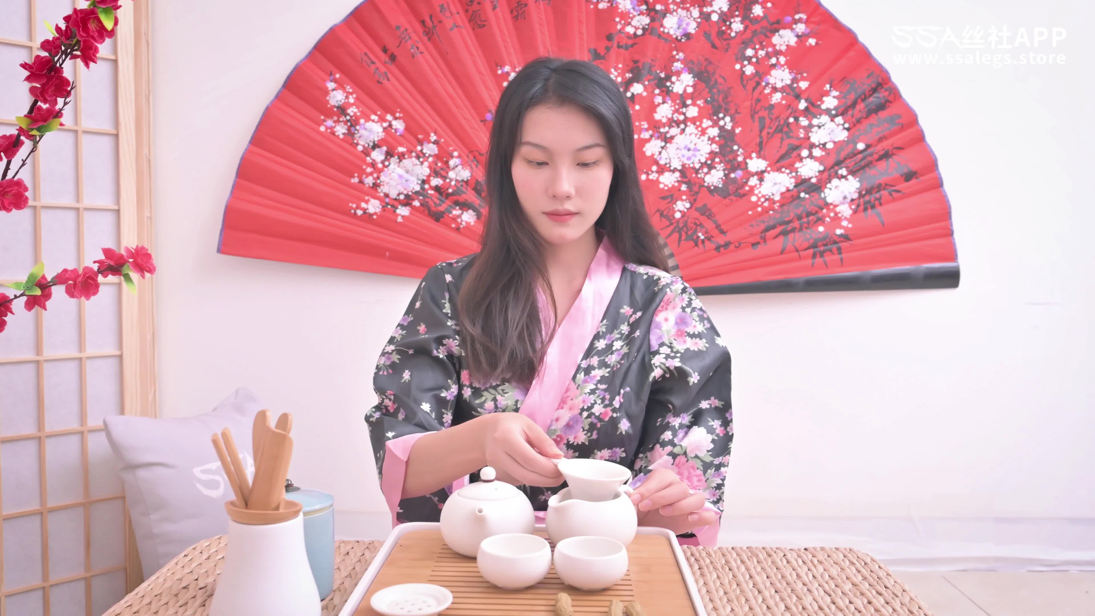 SSA丝社_短片_NO.040_素素の茶艺_肉丝袜_1V_3.34G-丽丝屋