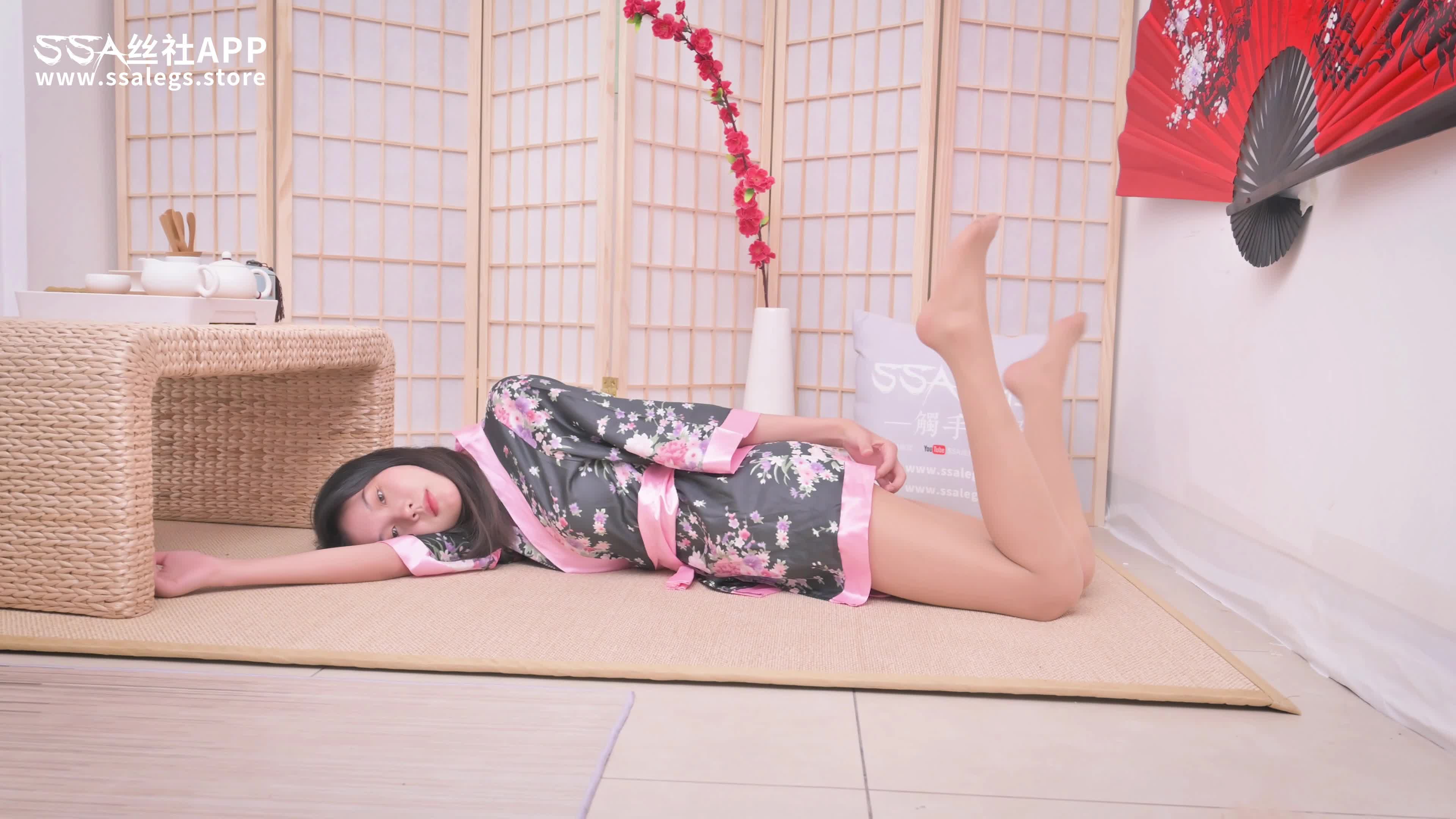 图片[2]-SSA丝社_短片_NO.045_素素_肉丝袜_1V_2.4G-丽丝屋