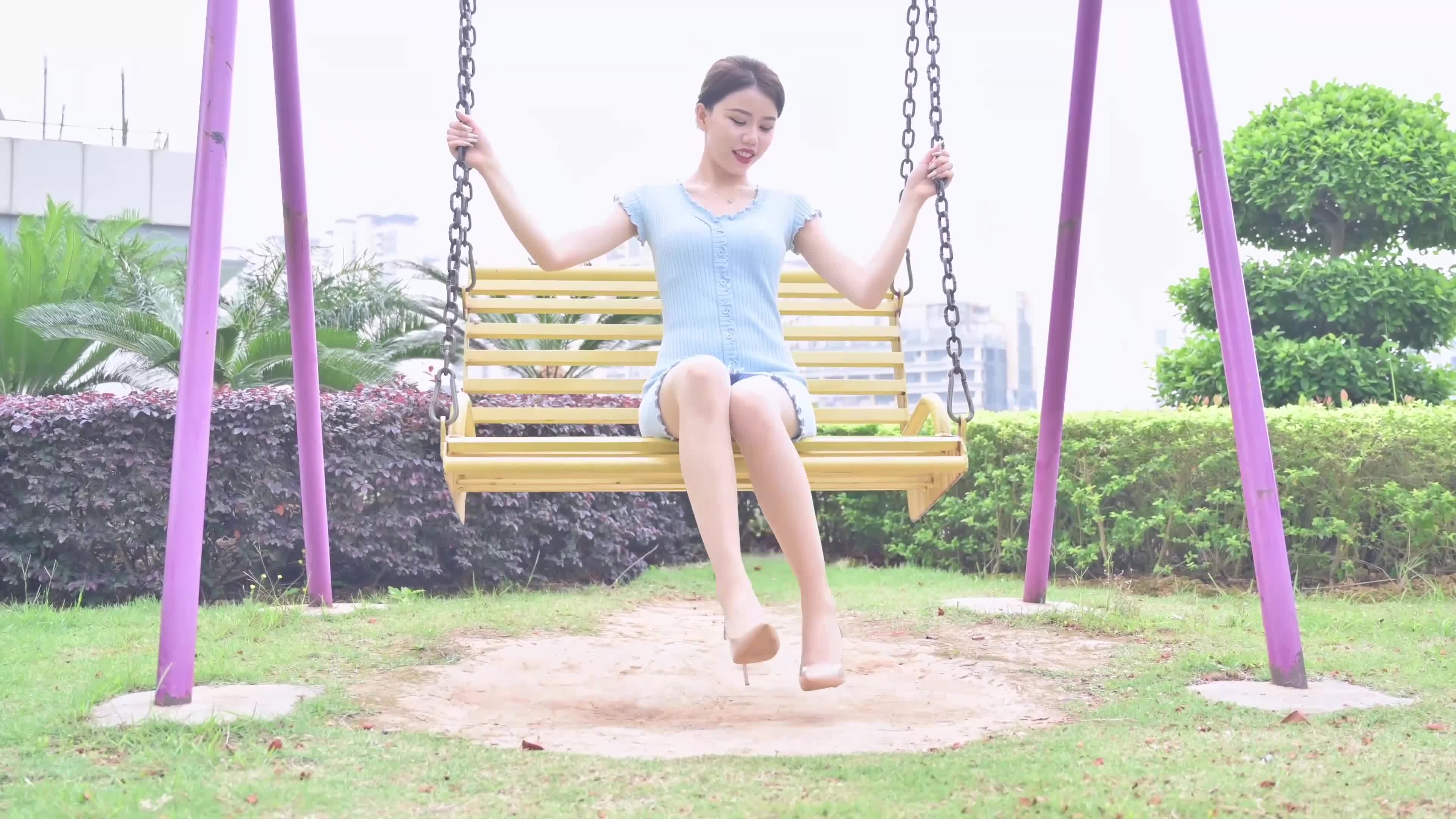 图片[2]-SSA丝社_短片_NO.239_淑贞_蓝色短裙_1V_546.9M-丽丝屋