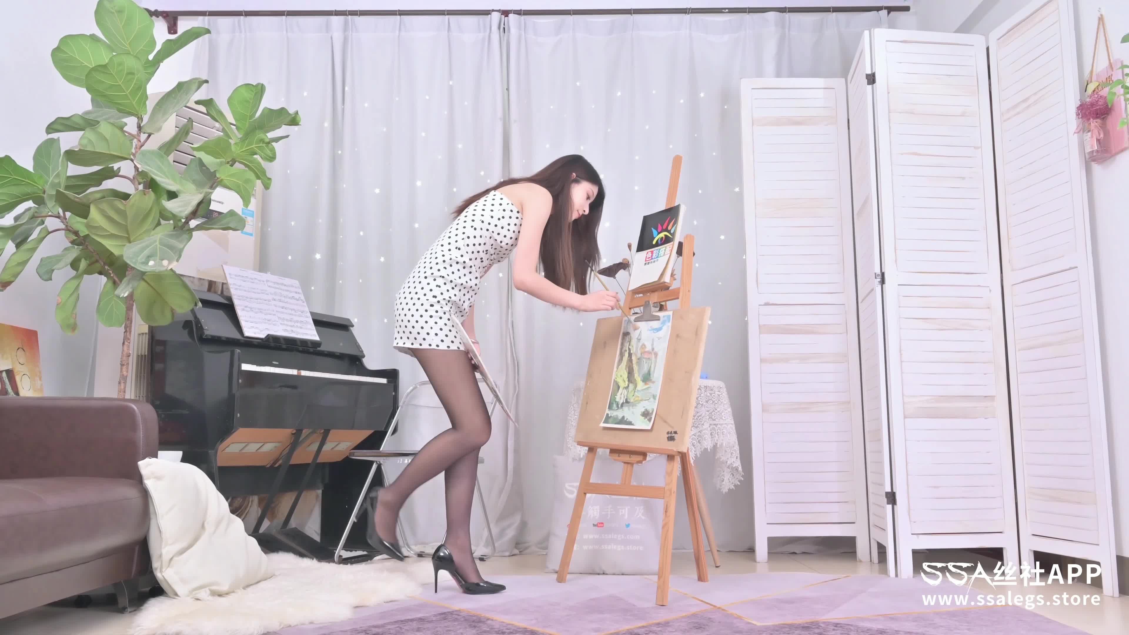 图片[3]-SSA丝社_短片_NO.274_晴岚_波点连衣裙_1V_557.1M-丽丝屋