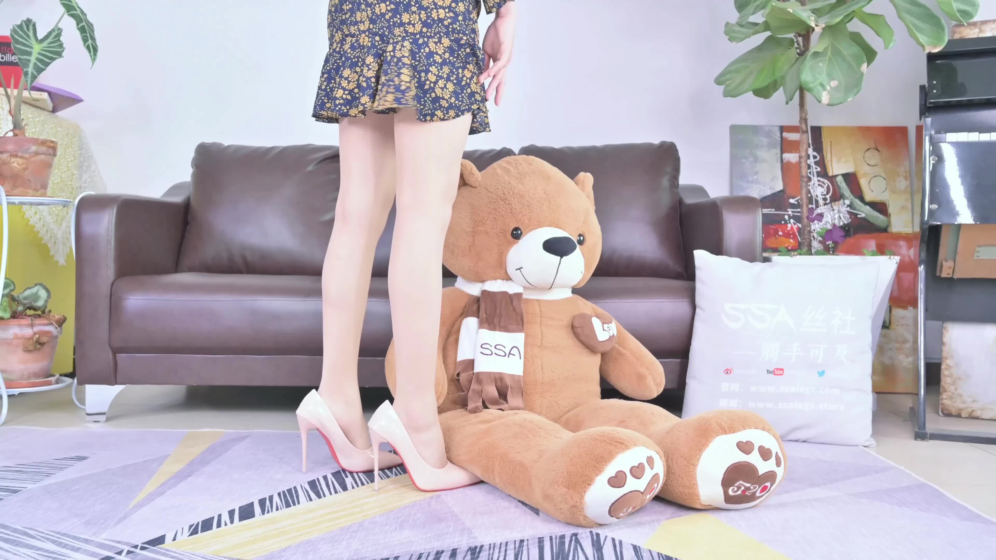 图片[2]-SSA丝社_短片_NO.354_淑贞_长袖碎花连衣裙_1V_383.1M-丽丝屋