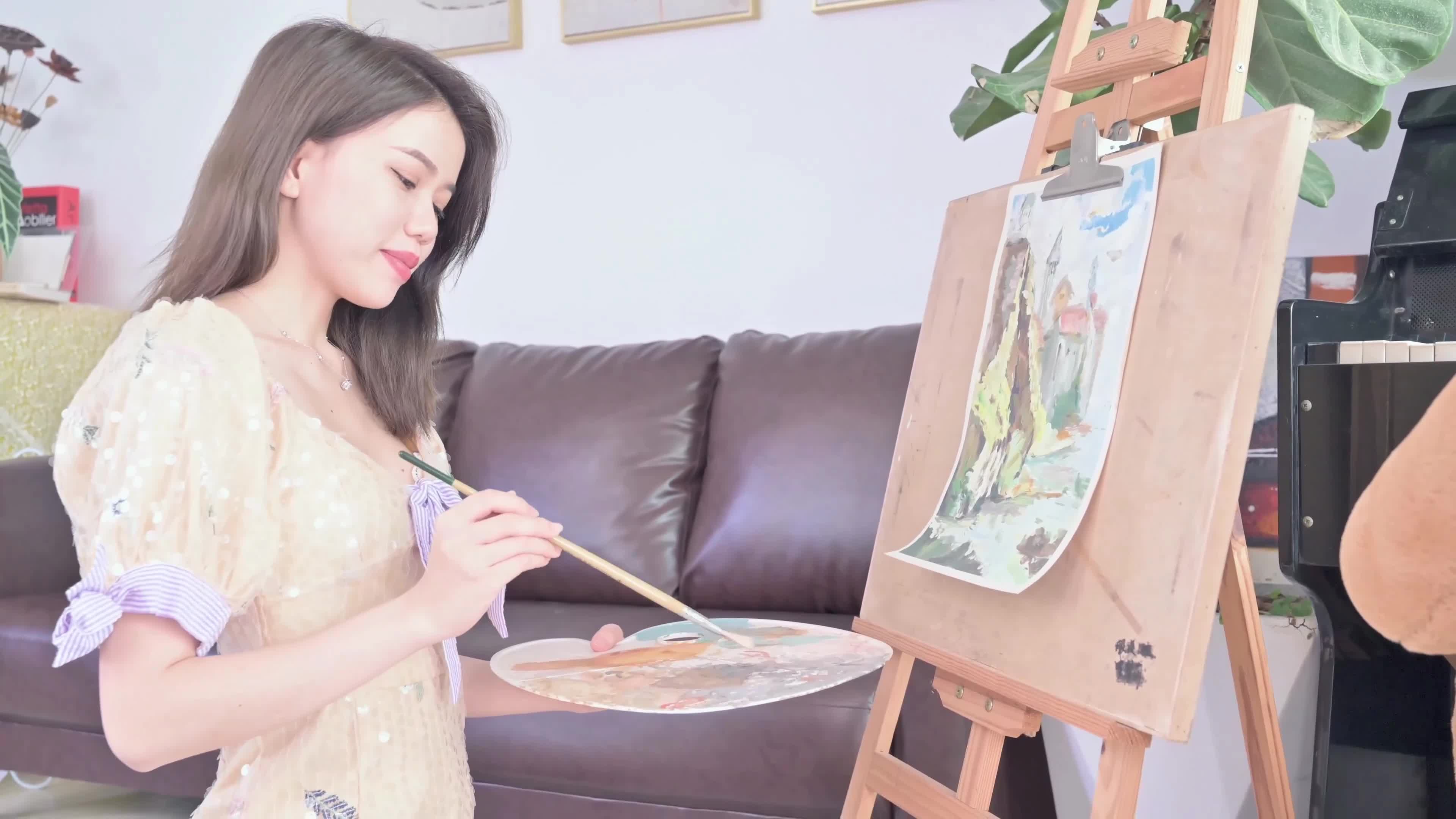 SSA丝社_短片_NO.415_淑贞_亮片连衣裙_1P_1V_478M-丽丝屋