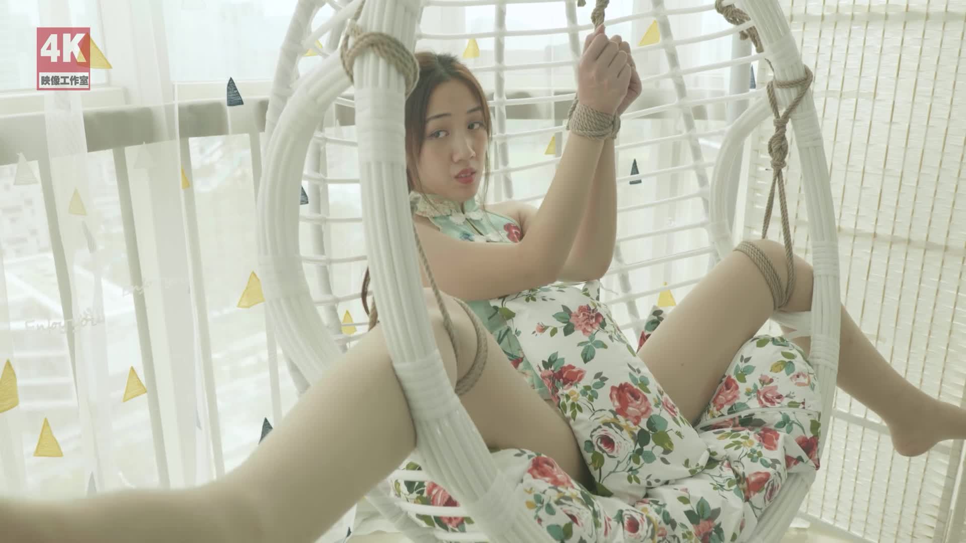 图片[2]-Ligui丽柜_HD视频_2020.08.20_旗袍肉丝吊椅_下_星雨_1V_243MB-丽丝屋