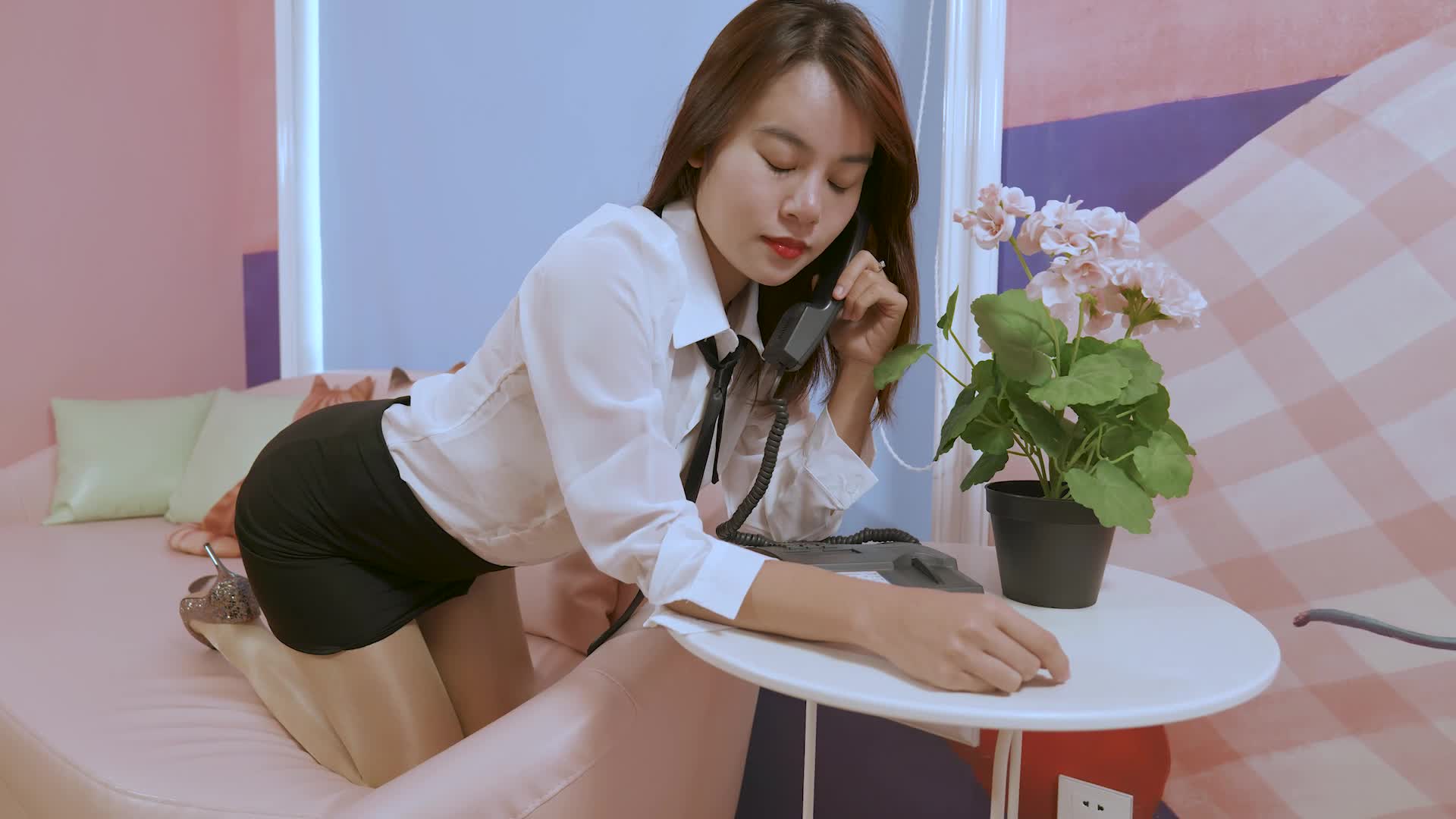 图片[2]-Ligui丽柜_HD视频_2020.12.10_做办公室文员的一天_琪琪_1V_405MB-丽丝屋